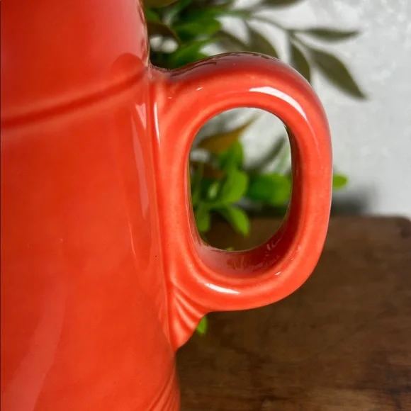 Fiesta Persimmon 1989 Salt & Pepper Shaker Set Homer Laughlin HLC USA Fiestaware - Picture 9 of 12